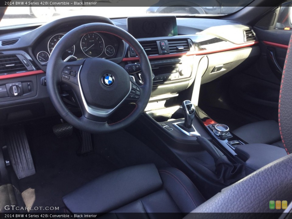 Black Interior Prime Interior for the 2014 BMW 4 Series 428i Convertible #104267361