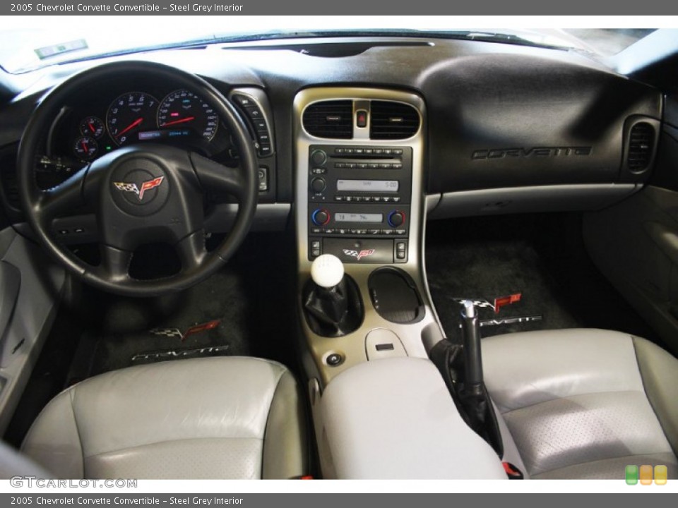 Steel Grey Interior Dashboard for the 2005 Chevrolet Corvette Convertible #104270586