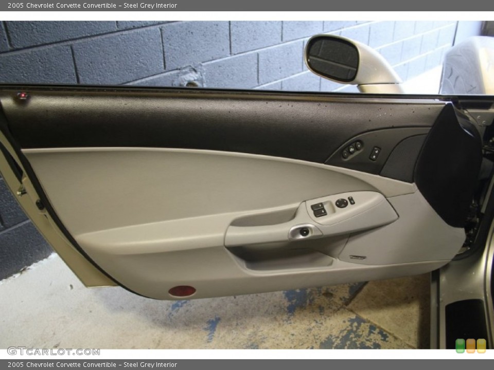 Steel Grey Interior Door Panel for the 2005 Chevrolet Corvette Convertible #104270790