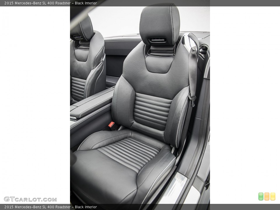 Black Interior Front Seat for the 2015 Mercedes-Benz SL 400 Roadster #104270820