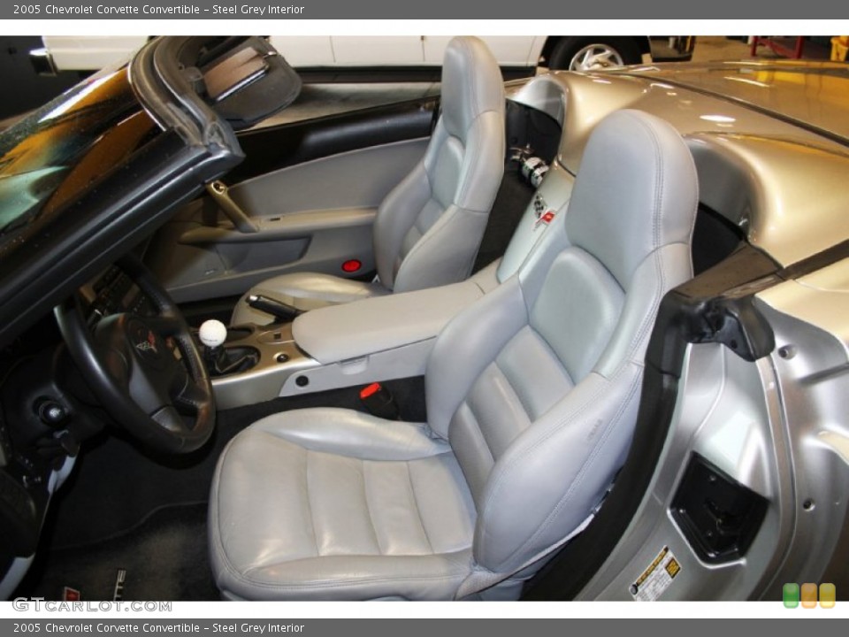 Steel Grey Interior Photo for the 2005 Chevrolet Corvette Convertible #104270871