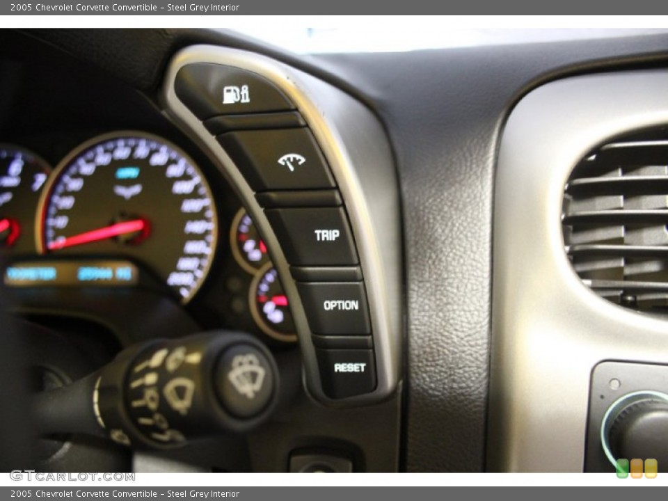 Steel Grey Interior Controls for the 2005 Chevrolet Corvette Convertible #104270988