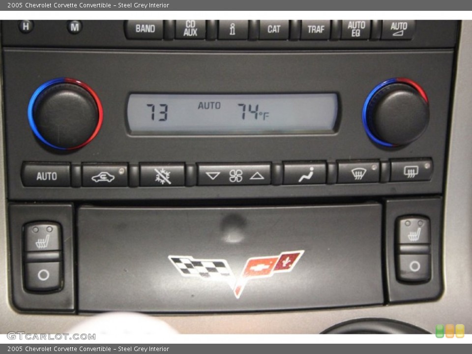 Steel Grey Interior Controls for the 2005 Chevrolet Corvette Convertible #104271057
