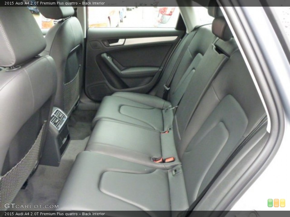 Black Interior Rear Seat for the 2015 Audi A4 2.0T Premium Plus quattro #104271432