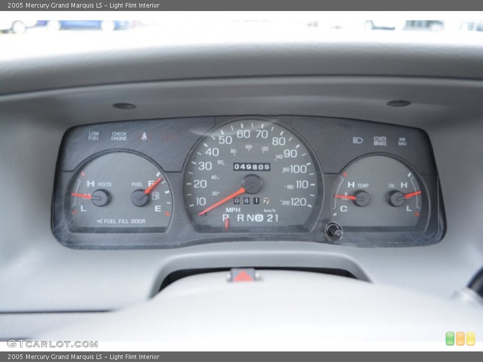 Light Flint Interior Gauges for the 2005 Mercury Grand Marquis LS #104276635