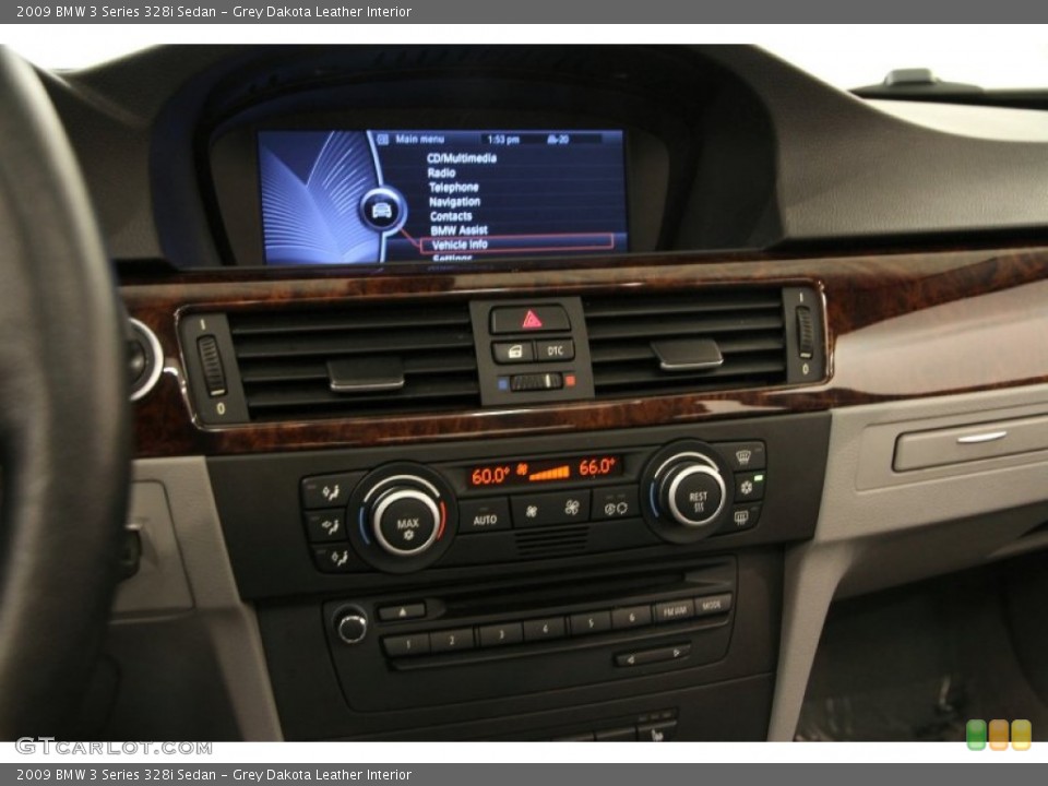 Grey Dakota Leather Interior Controls for the 2009 BMW 3 Series 328i Sedan #104289092