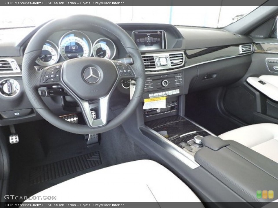 Crystal Grey/Black Interior Photo for the 2016 Mercedes-Benz E 350 4Matic Sedan #104290352