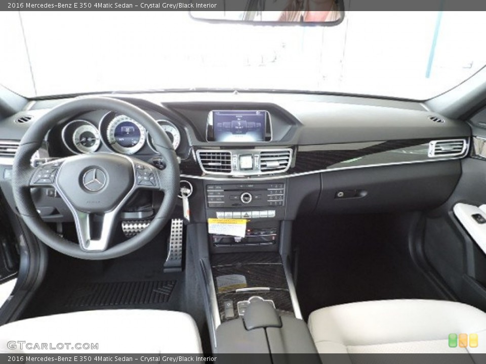 Crystal Grey/Black Interior Dashboard for the 2016 Mercedes-Benz E 350 4Matic Sedan #104290373