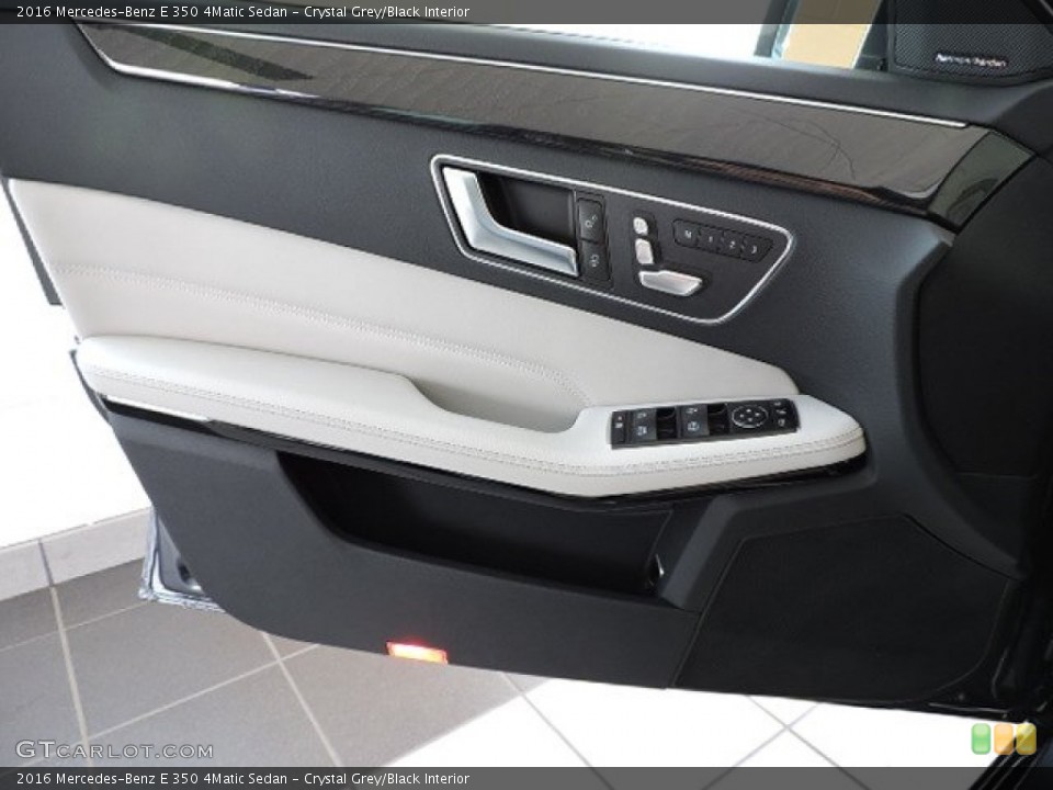 Crystal Grey/Black Interior Door Panel for the 2016 Mercedes-Benz E 350 4Matic Sedan #104290551