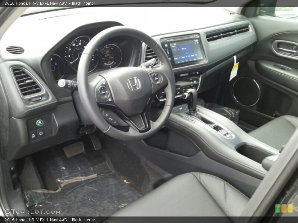 Black Interior Prime Interior for the 2016 Honda HR-V EX-L Navi AWD #104291006