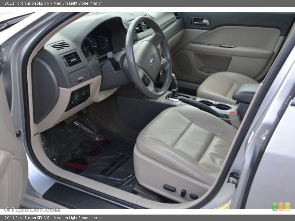 Medium Light Stone Interior Photo for the 2011 Ford Fusion SEL V6 #104291564
