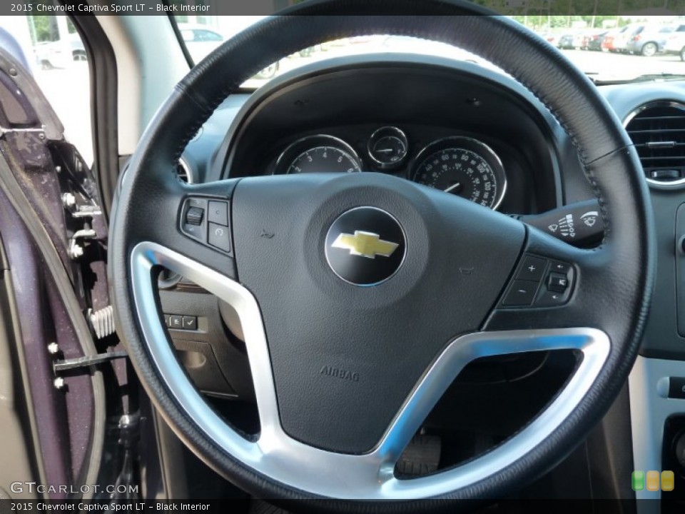 Black Interior Steering Wheel for the 2015 Chevrolet Captiva Sport LT #104295773