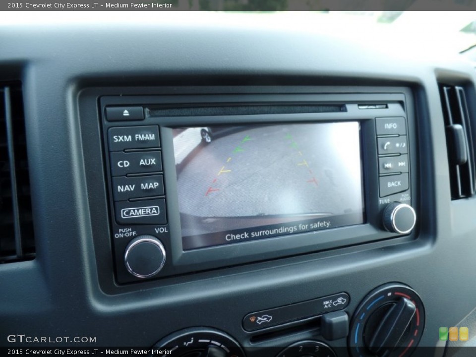 Medium Pewter Interior Controls for the 2015 Chevrolet City Express LT #104302161