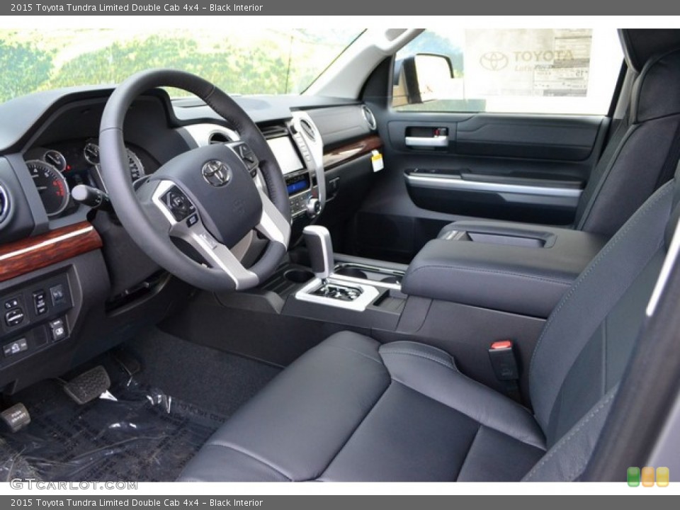 Black Interior Photo for the 2015 Toyota Tundra Limited Double Cab 4x4 #104319797