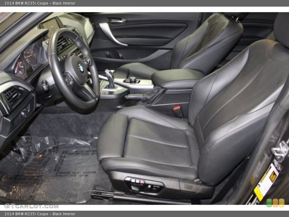 Black Interior Front Seat for the 2014 BMW M235i Coupe #104319947
