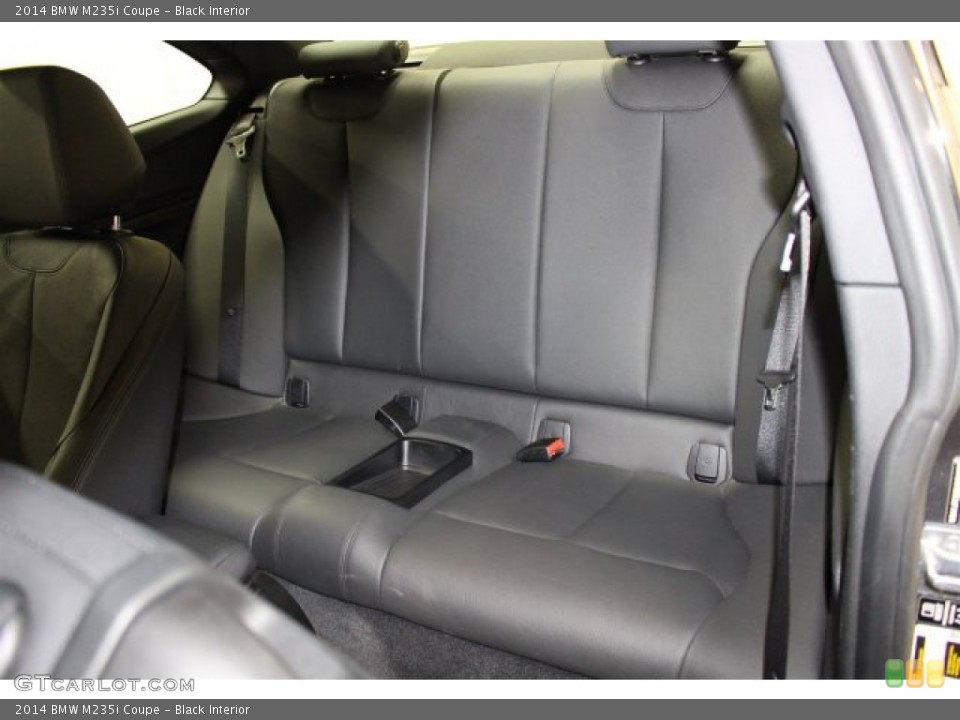 Black Interior Rear Seat for the 2014 BMW M235i Coupe #104319959