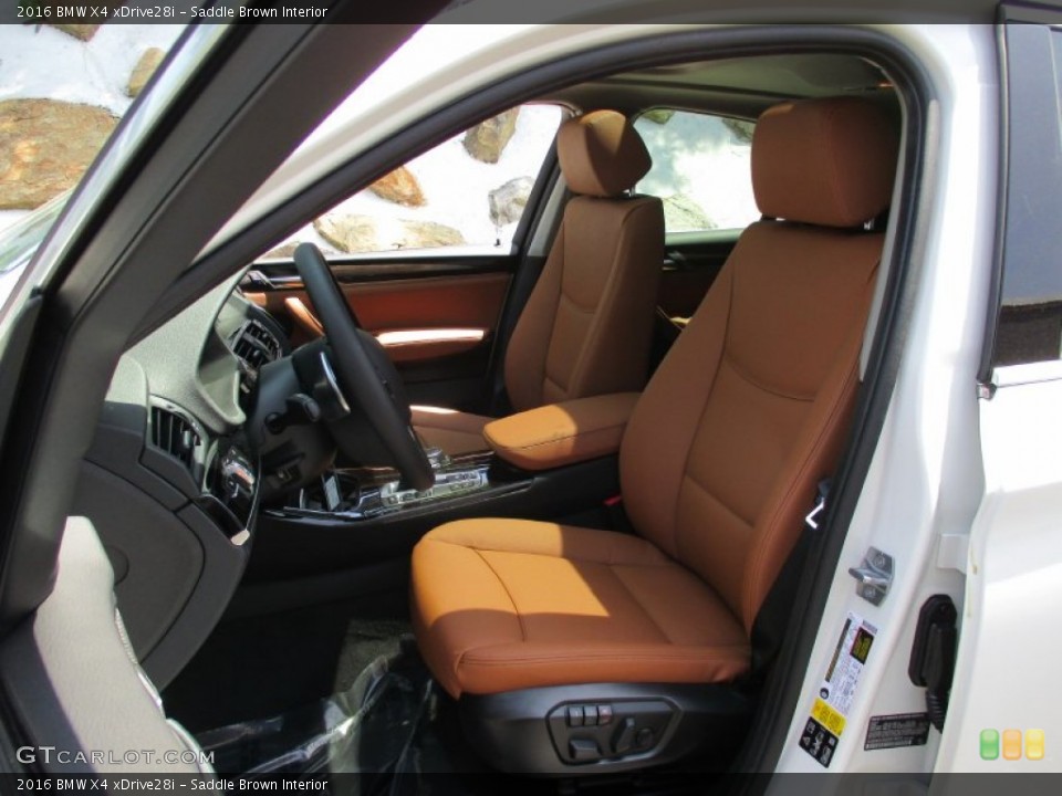 Saddle Brown Interior Photo for the 2016 BMW X4 xDrive28i #104326304