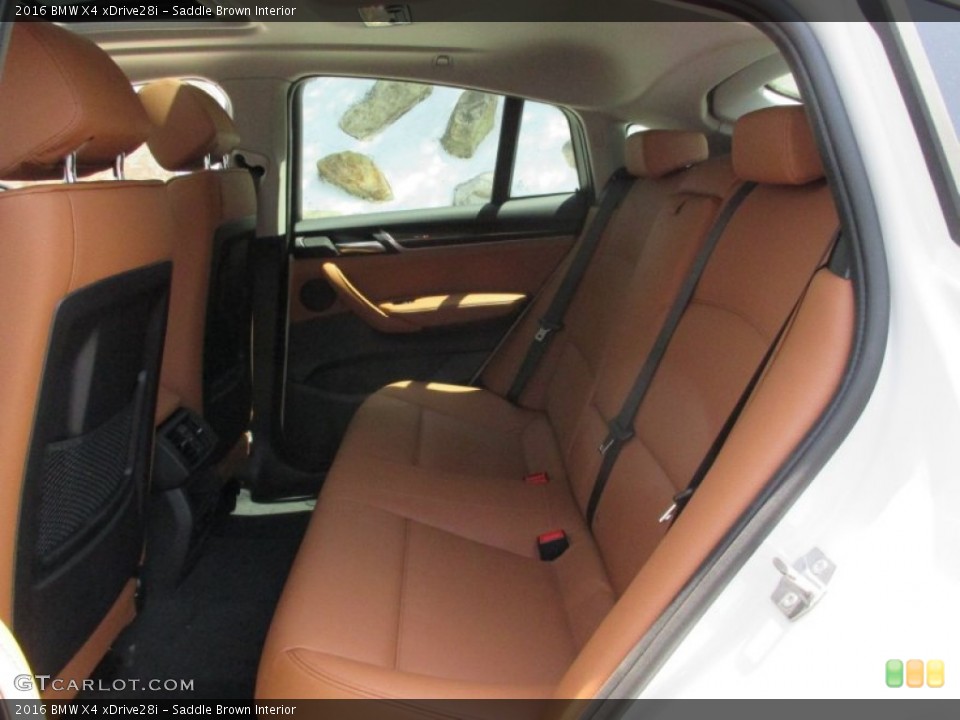 Saddle Brown 2016 BMW X4 Interiors