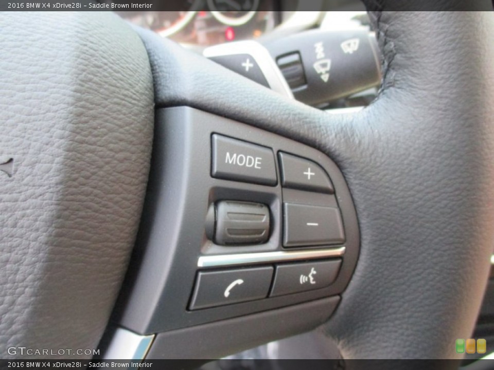 Saddle Brown Interior Controls for the 2016 BMW X4 xDrive28i #104326406