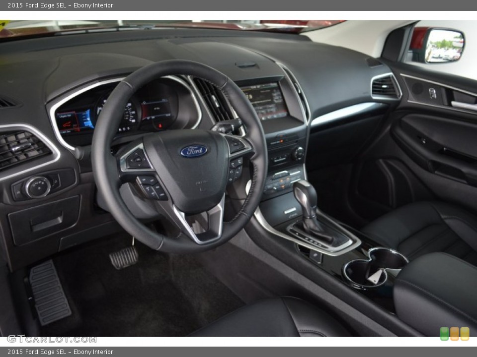 Ebony Interior Prime Interior for the 2015 Ford Edge SEL #104328632