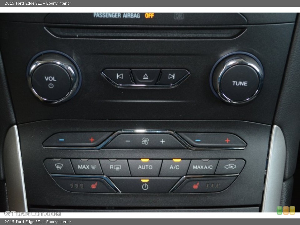 Ebony Interior Controls for the 2015 Ford Edge SEL #104328905