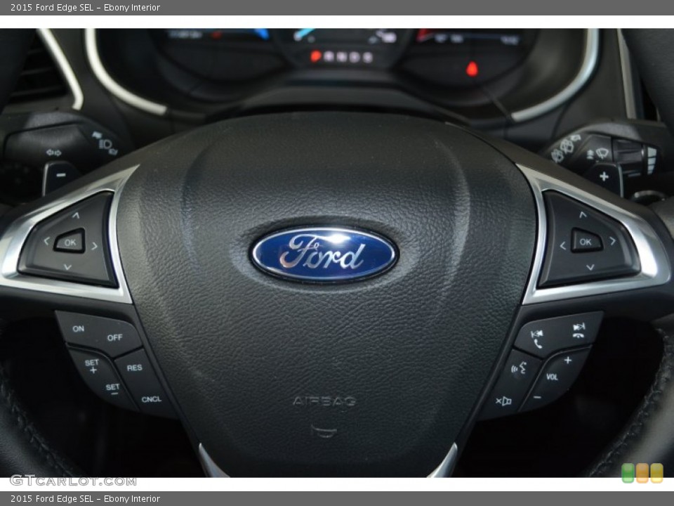 Ebony Interior Controls for the 2015 Ford Edge SEL #104328947
