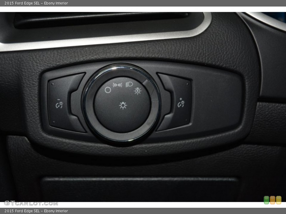 Ebony Interior Controls for the 2015 Ford Edge SEL #104328995