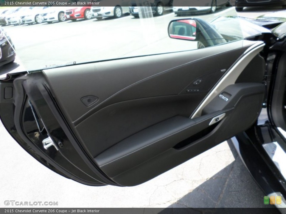 Jet Black Interior Door Panel for the 2015 Chevrolet Corvette Z06 Coupe #104346395