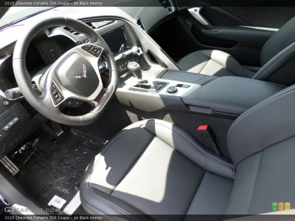 Jet Black Interior Prime Interior for the 2015 Chevrolet Corvette Z06 Coupe #104346410