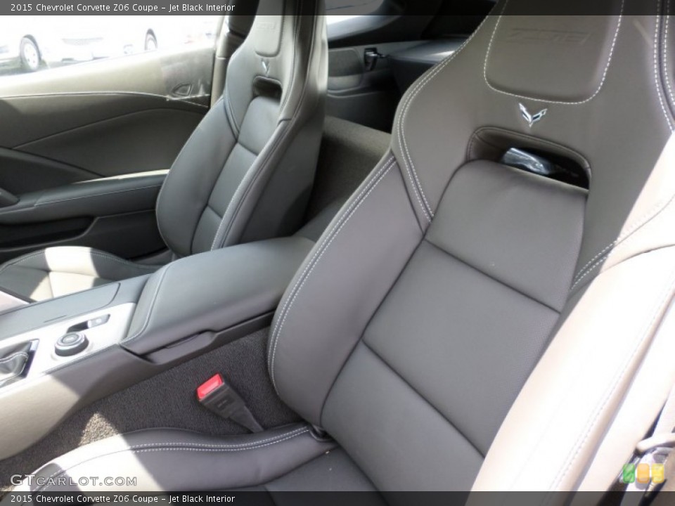 Jet Black Interior Front Seat for the 2015 Chevrolet Corvette Z06 Coupe #104346431