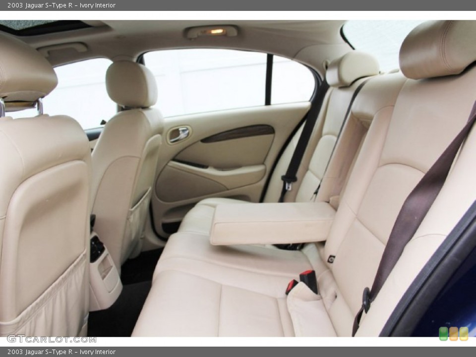 Ivory Interior Rear Seat for the 2003 Jaguar S-Type R #104349272