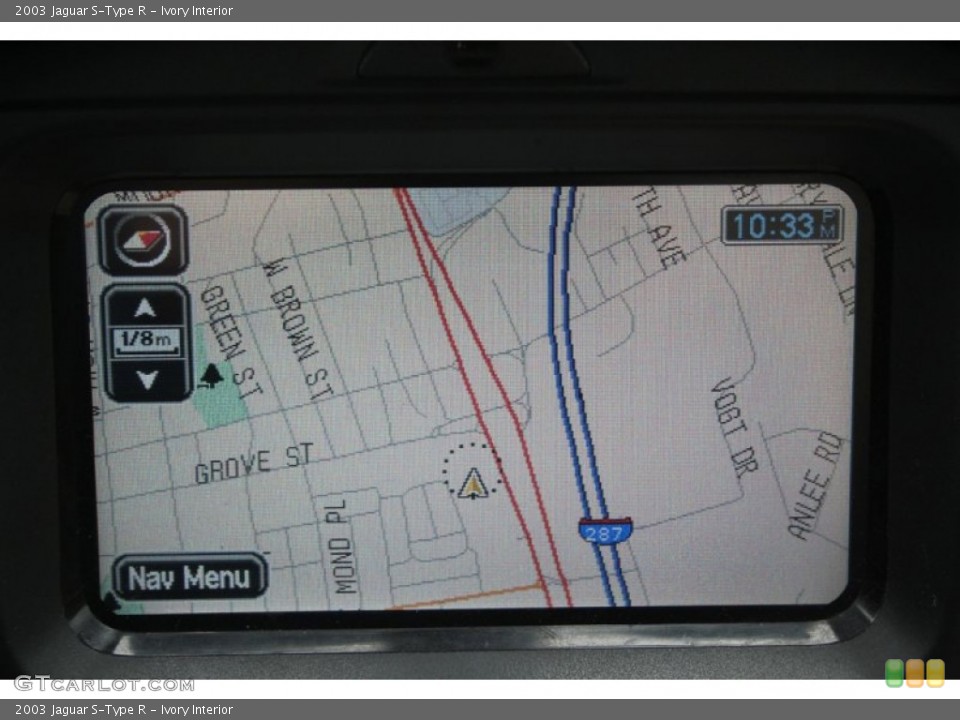 Ivory Interior Navigation for the 2003 Jaguar S-Type R #104349458