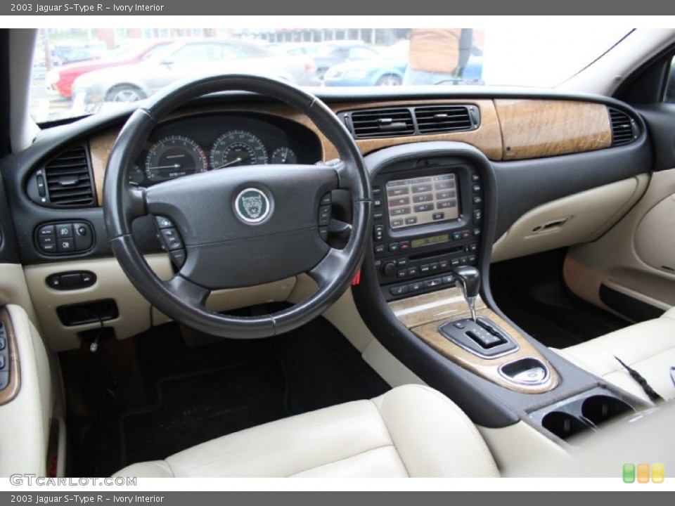 Ivory 2003 Jaguar S-Type Interiors