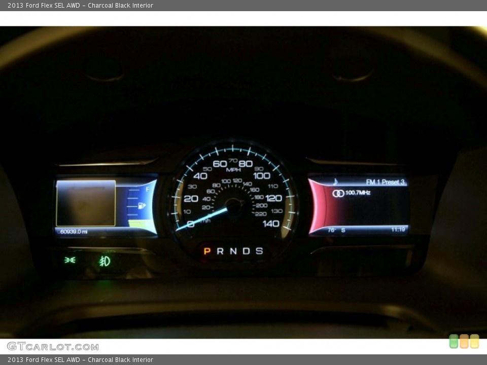 Charcoal Black Interior Gauges for the 2013 Ford Flex SEL AWD #104349587