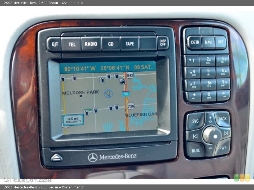 Oyster Interior Navigation for the 2002 Mercedes-Benz S 600 Sedan #104350637