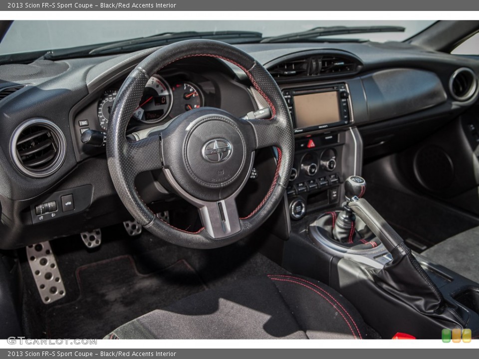 Black/Red Accents Interior Dashboard for the 2013 Scion FR-S Sport Coupe #104367603