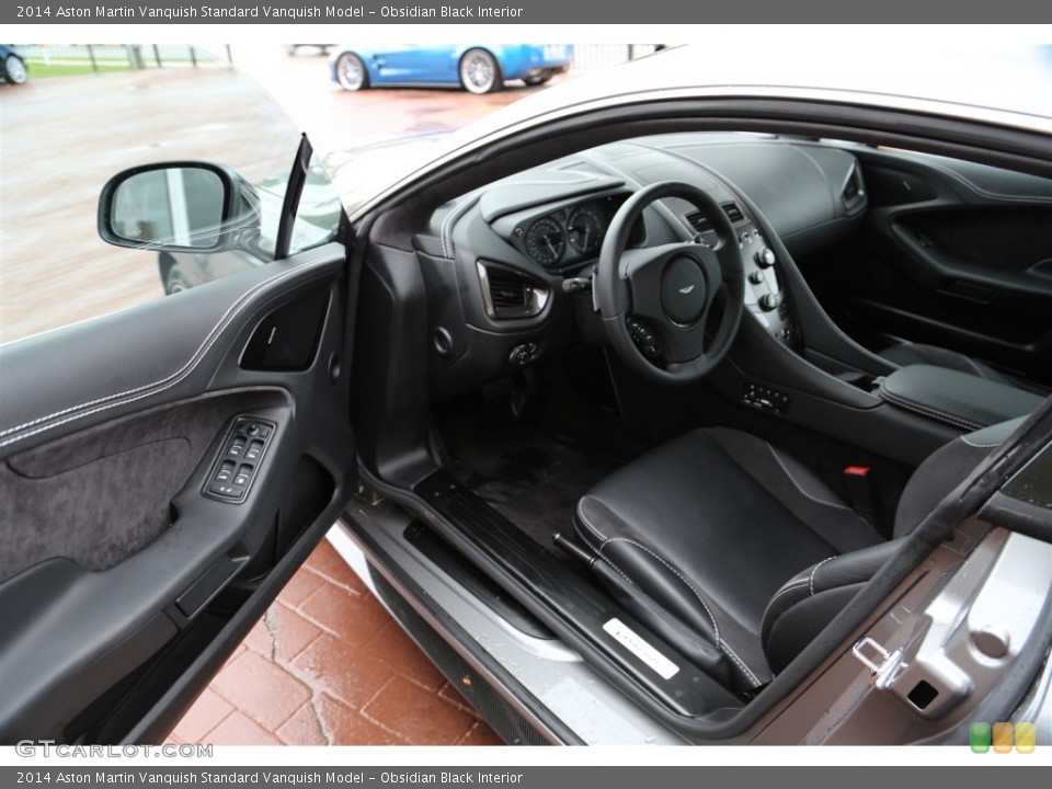 Obsidian Black Interior Prime Interior for the 2014 Aston Martin Vanquish  #104374728
