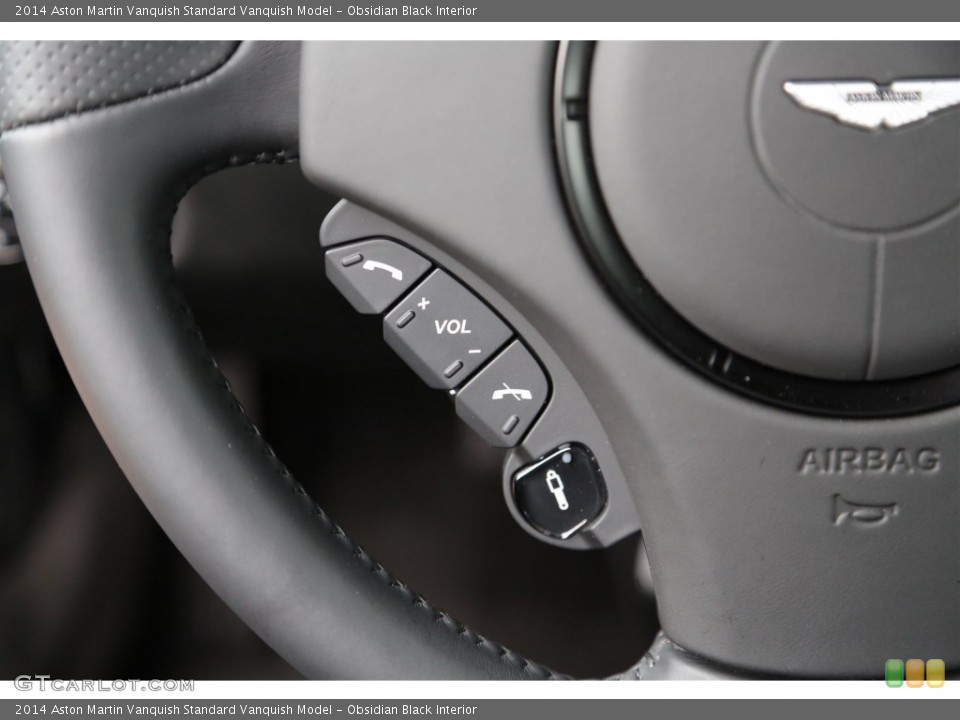 Obsidian Black Interior Controls for the 2014 Aston Martin Vanquish  #104374758