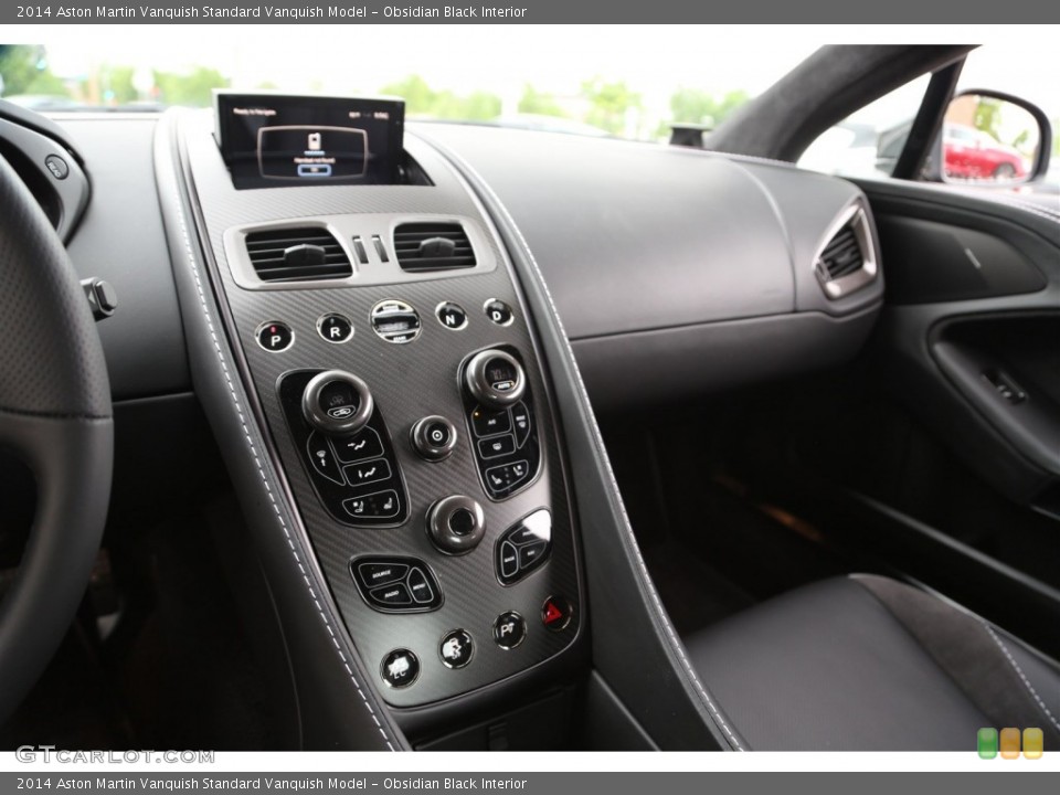 Obsidian Black Interior Controls for the 2014 Aston Martin Vanquish  #104374788