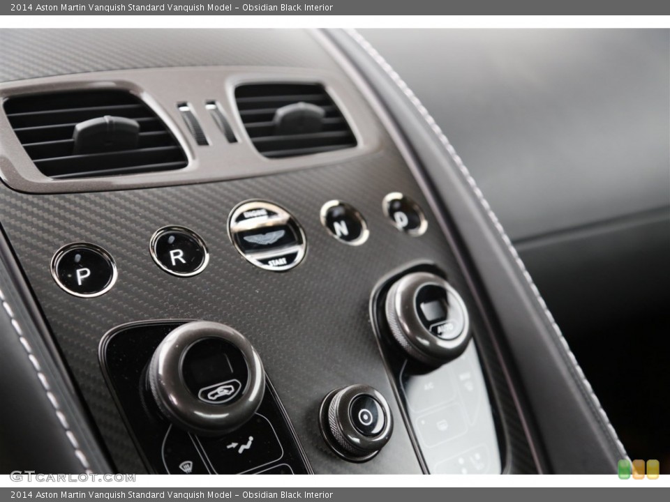 Obsidian Black Interior Controls for the 2014 Aston Martin Vanquish  #104374803