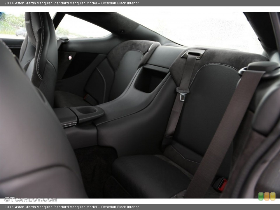 Obsidian Black Interior Rear Seat for the 2014 Aston Martin Vanquish  #104374836