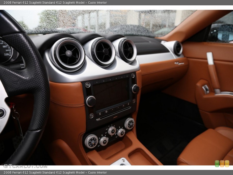 Cuoio Interior Controls for the 2008 Ferrari 612 Scaglietti  #104375025