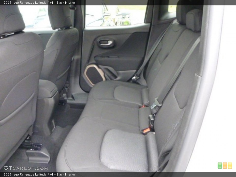 Black Interior Rear Seat for the 2015 Jeep Renegade Latitude 4x4 #104386729