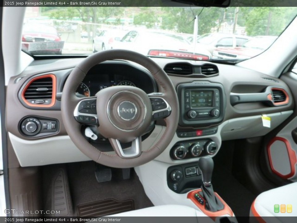 Bark Brown/Ski Gray Interior Dashboard for the 2015 Jeep Renegade Limited 4x4 #104387136