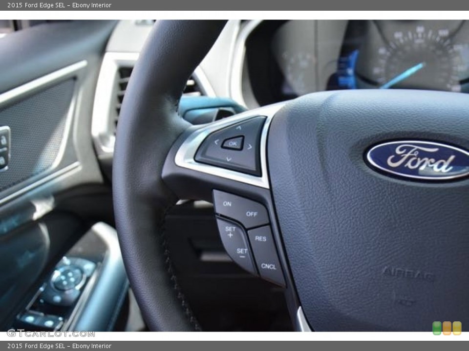 Ebony Interior Controls for the 2015 Ford Edge SEL #104395413