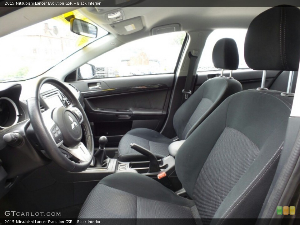 Black Interior Photo for the 2015 Mitsubishi Lancer Evolution GSR #104395944