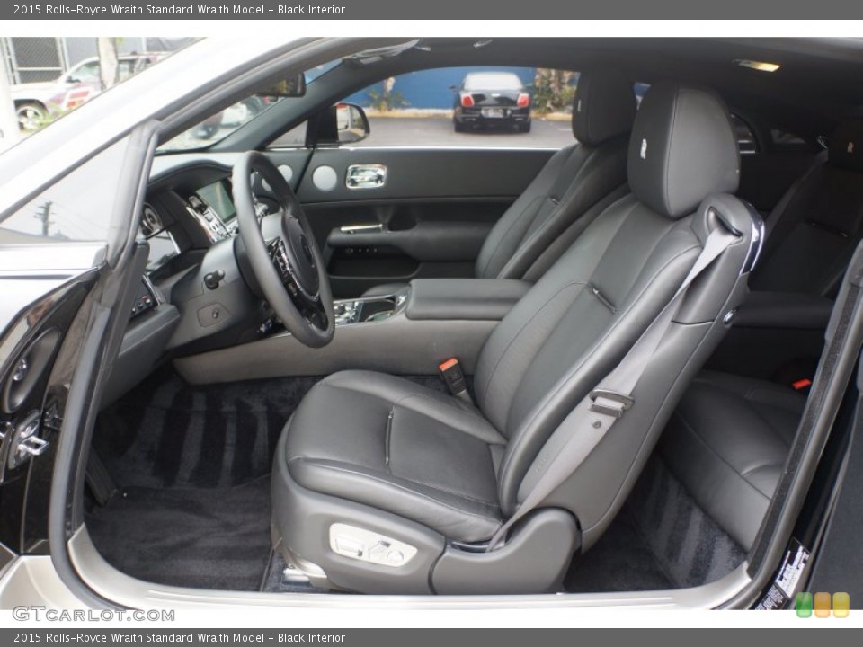Black Interior Front Seat for the 2015 Rolls-Royce Wraith  #104429936