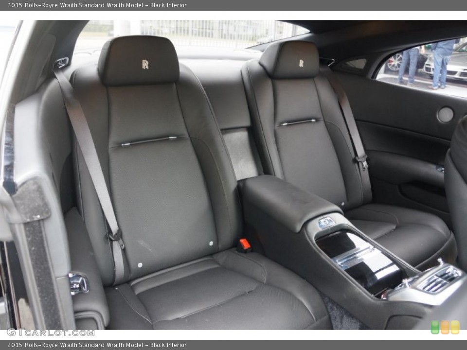 Black Interior Rear Seat for the 2015 Rolls-Royce Wraith  #104430206