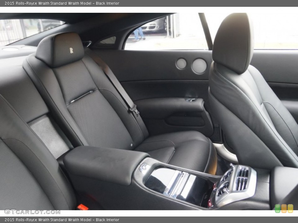 Black Interior Rear Seat for the 2015 Rolls-Royce Wraith  #104430221