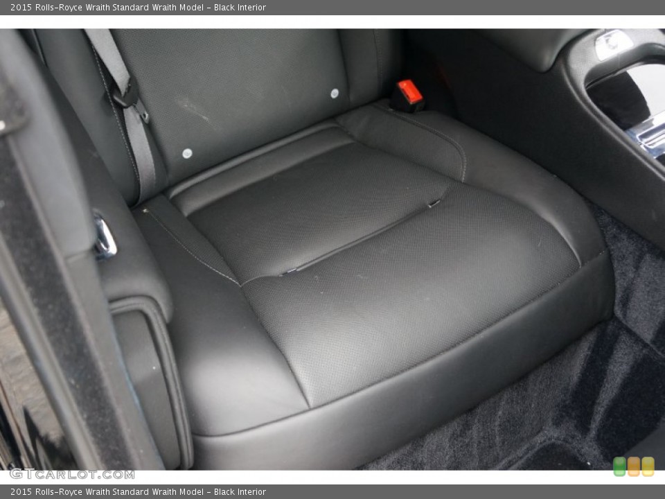 Black Interior Rear Seat for the 2015 Rolls-Royce Wraith  #104430245